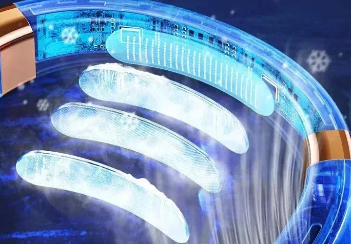 Aktive Kühlung und 360-Grad-Luftstrom